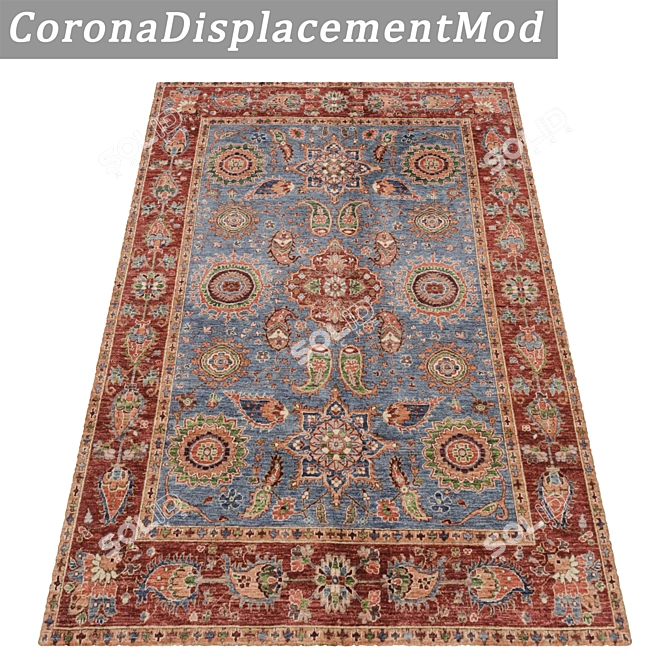 Elegant Carpet Set 1888 3D model image 4