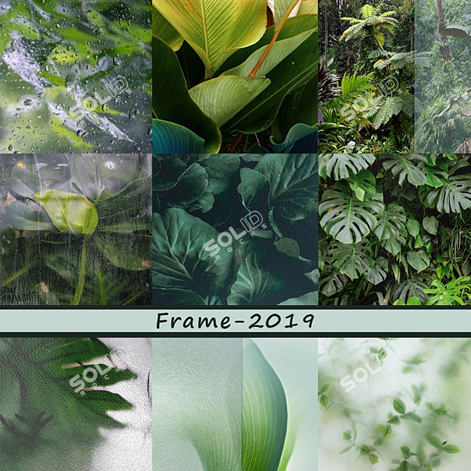 Tropical Escape Wallpaper: Frame-2019 3D model image 1