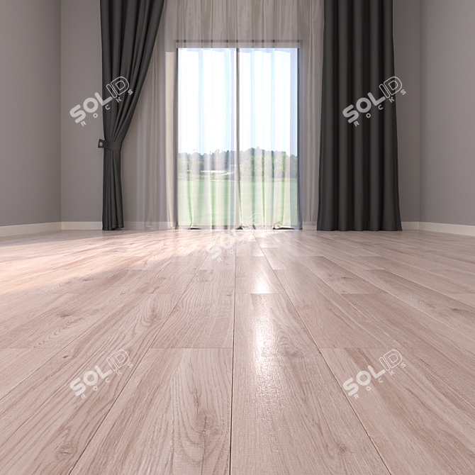 Yurtbay Jacaranda Oak Parquet 3D model image 2