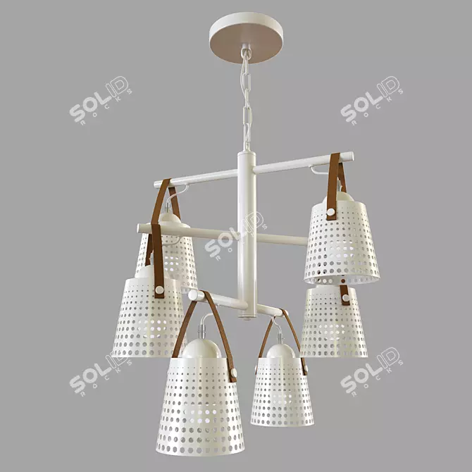 Elegant Lumion Renata Chandelier 3D model image 1