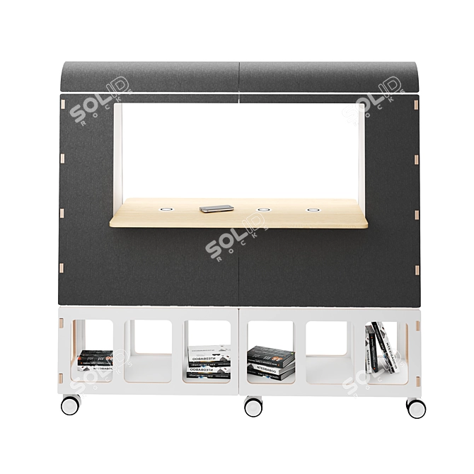 Arc 3 Mobile Office Furniture: Versatile and Stylish 3D model image 2