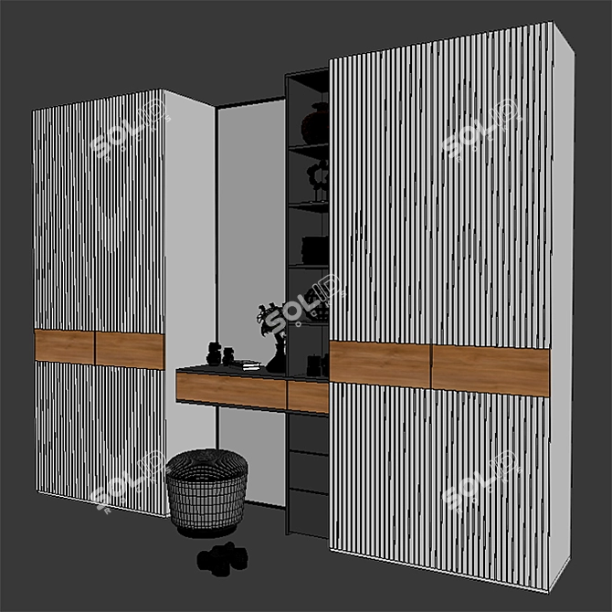 Modern Hall Furniture 48 3D model image 3