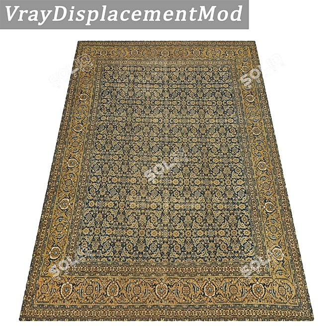 Luxury Carpet Set: High-Quality Textures for Immersive Interiors 3D model image 3