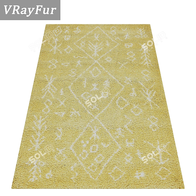 High Quality Carpets Set 3D model image 2