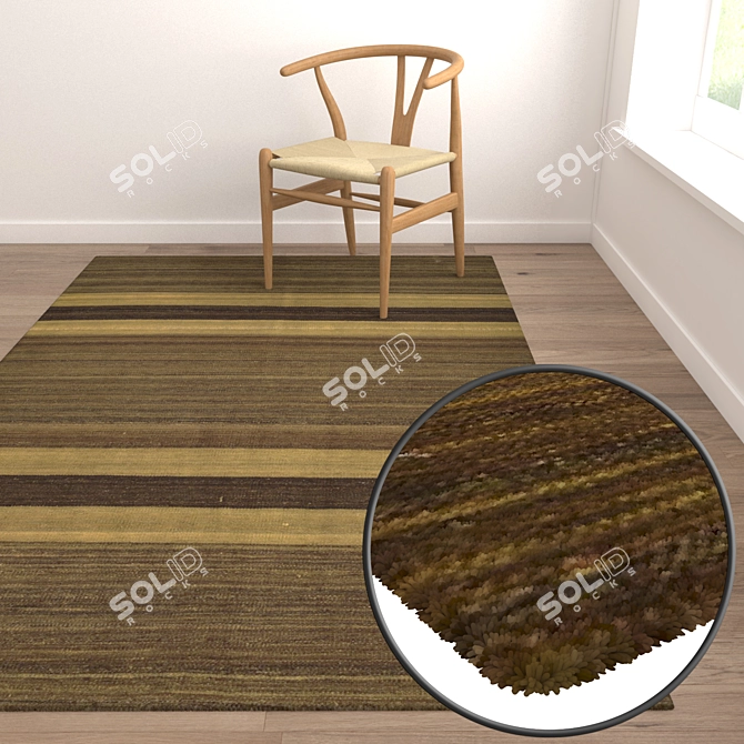 Title: Luxury Carpet Set 3D model image 5