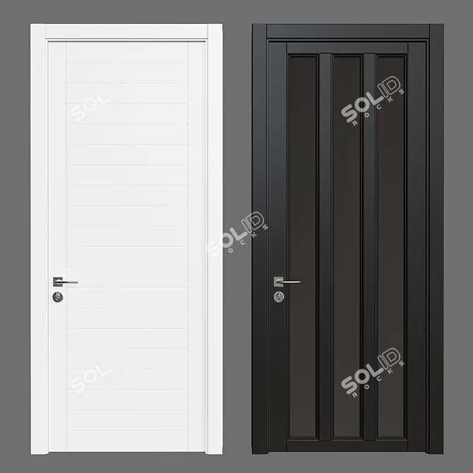 Modernize Your Space: Door 41 3D model image 1