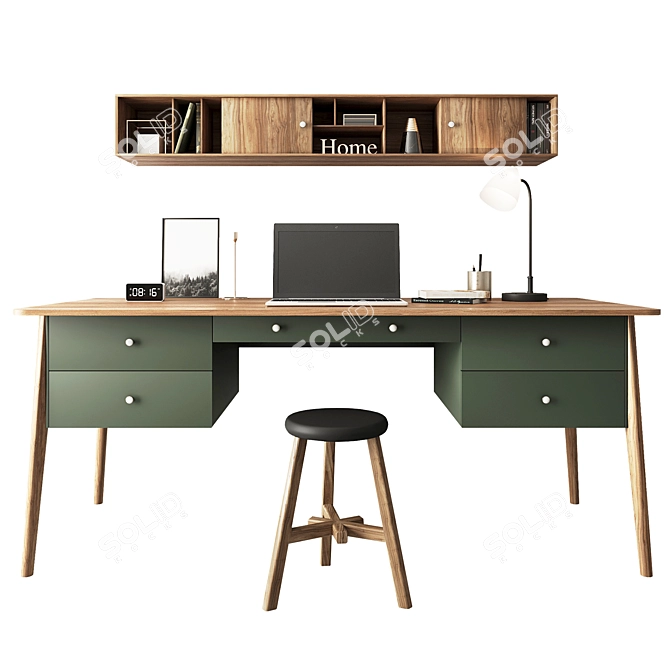 Andersen Writing Desk 3D model image 1