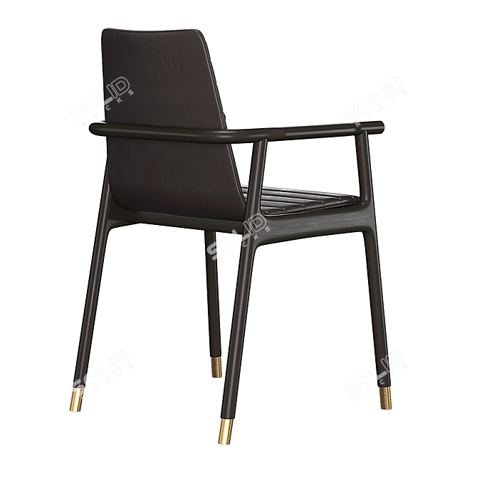 Italian Elegance: Joyce Armchair 3D model image 3