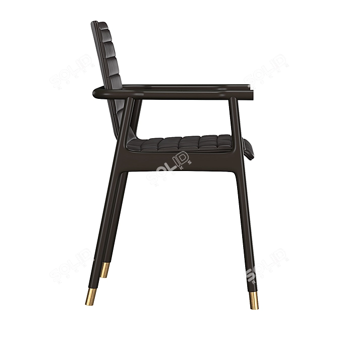 Italian Elegance: Joyce Armchair 3D model image 4