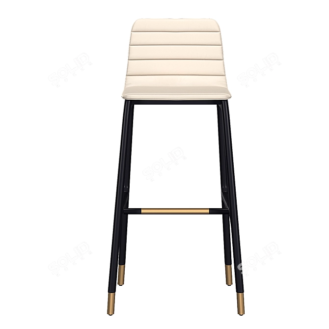 Elegant Italian Joyce Stool 3D model image 2