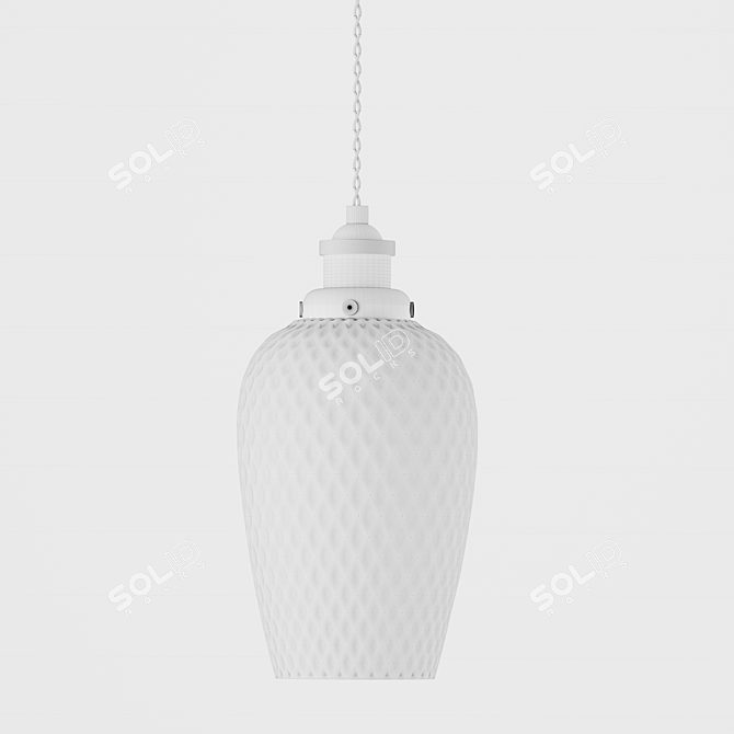 Elegant Paloma Pendant Light 3D model image 3