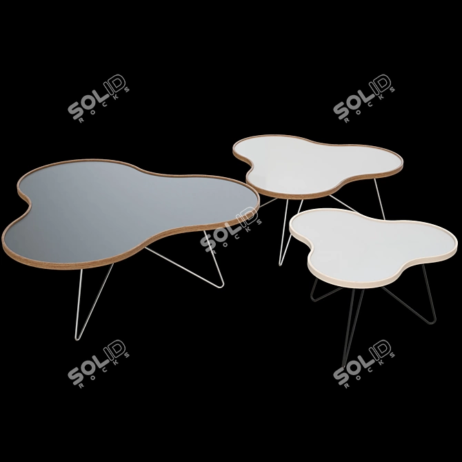 Swedese Flower: Versatile Scandinavian Elegance 3D model image 1