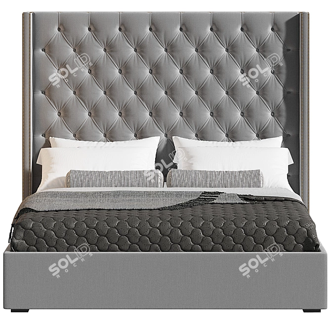 Title: Vintage Classic High Bed | Lavsit 3D model image 3