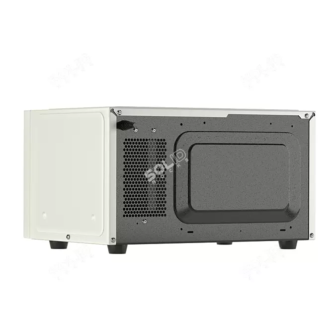 LG MW23R35GIH: Versatile Microwave Oven with Corona Render Integration 3D model image 2