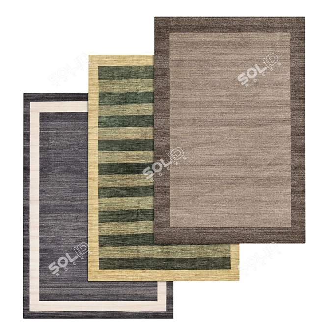 Luxury Carpet Set 3D model image 1