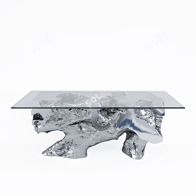 Root and Glass Table 3D model image 3