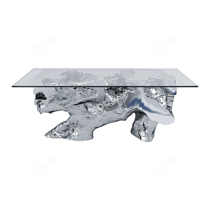 Root and Glass Table 3D model image 8