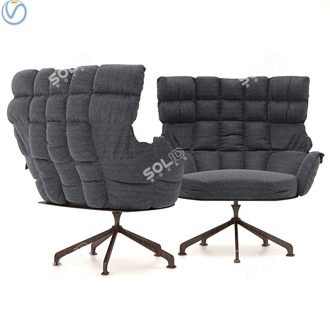 ErgoMax Recline Chair 3D model image 1