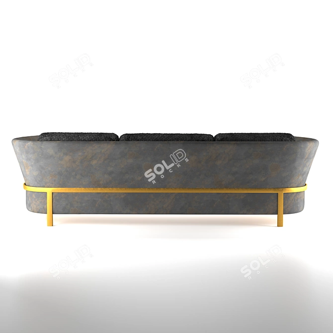 Triple Comfort Sofa 3D model image 4