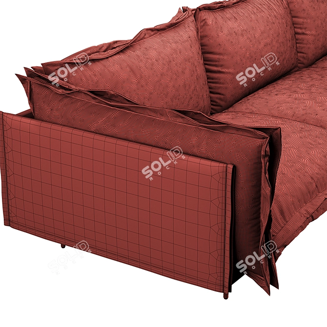 Versa 3-Seater Reversible Sofa 3D model image 5