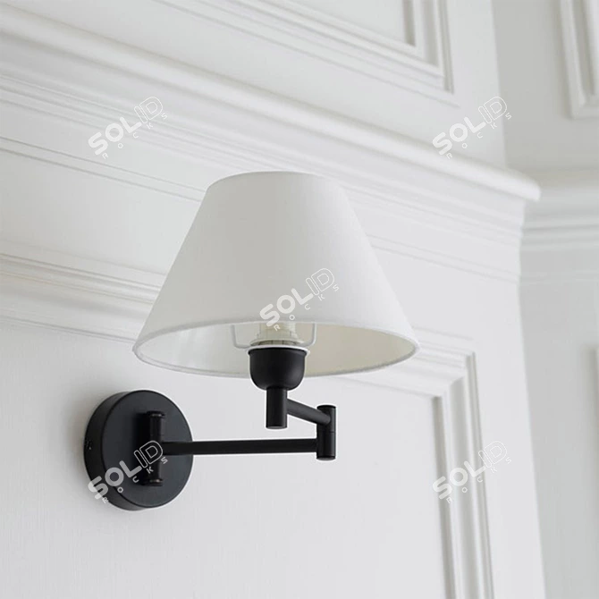 Modern Swivel Luminaire, Nyna 3D model image 4