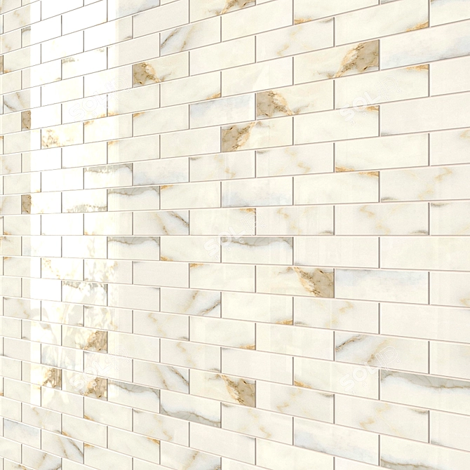 Elegant Marble Mosaic Collection 3D model image 3