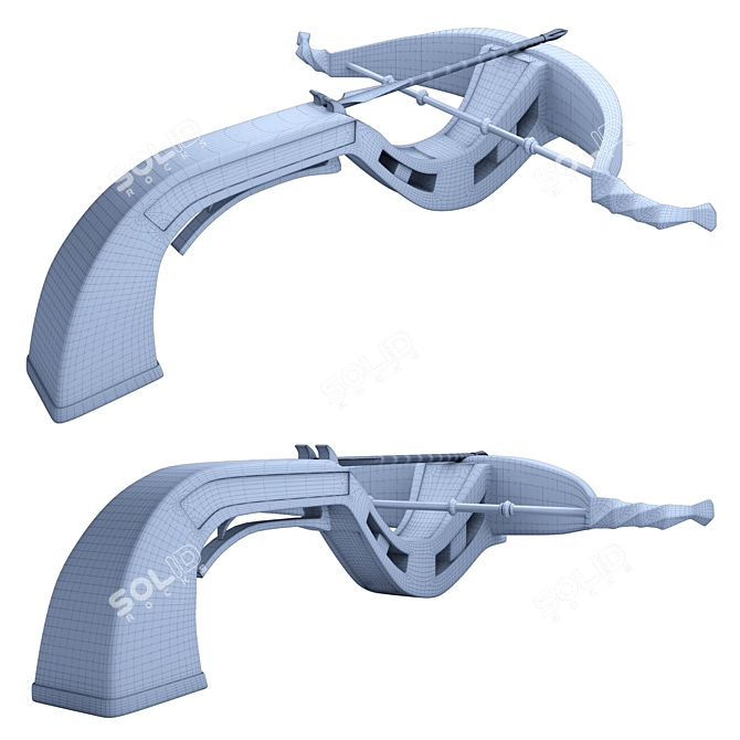 Ultimate Precision Crossbow 3D model image 5