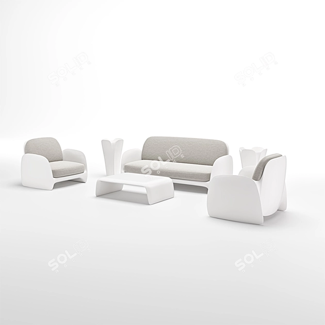 Revolutionary Vondom Sofa: Pazzetina 3D model image 2