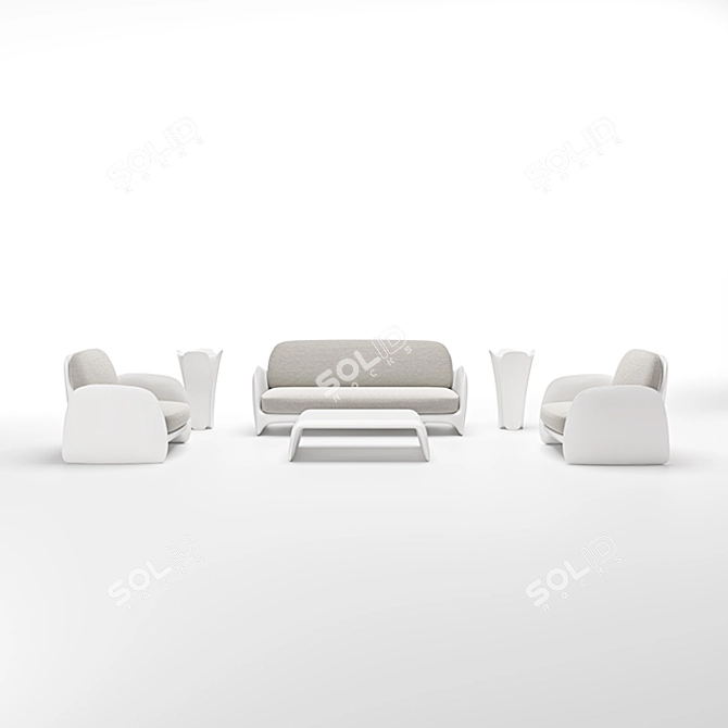 Revolutionary Vondom Sofa: Pazzetina 3D model image 3