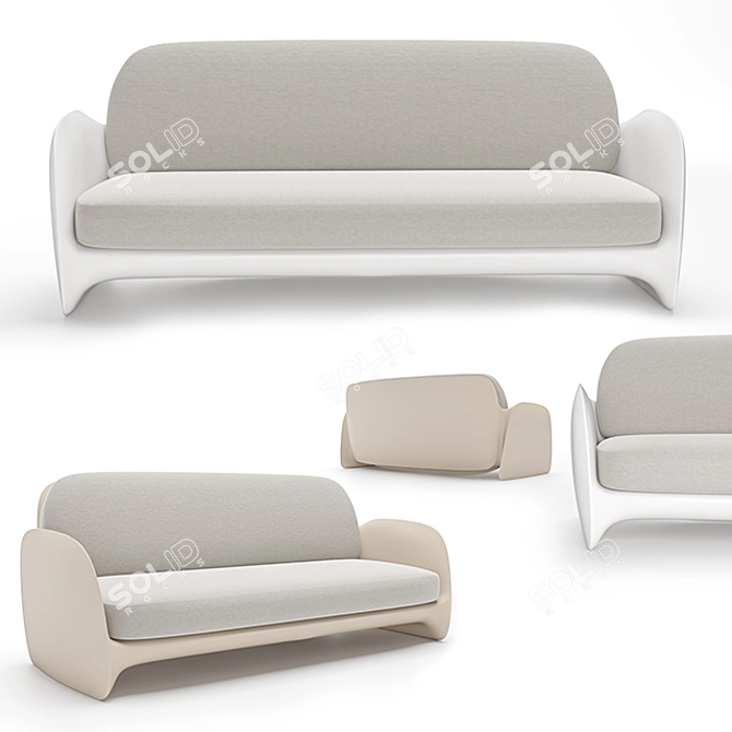 Revolutionary Vondom Sofa: Pazzetina 3D model image 10