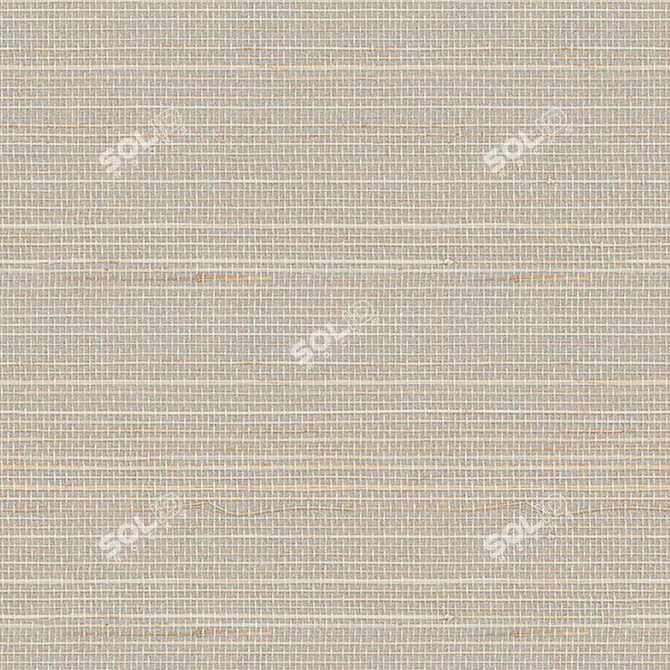 Supreme Abaca Collection: Textured Wallpaper Set 3D model image 5