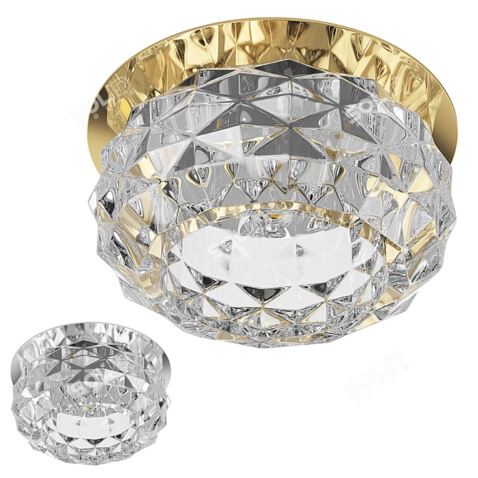 Modern Inset Spotlight: 00425x Cesare 3D model image 2