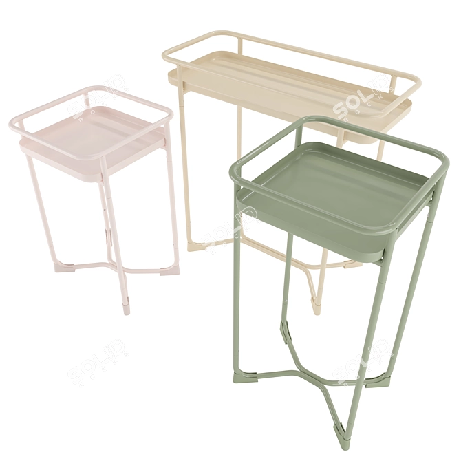 Modern Side Tables: Kryddpeppar Collection 3D model image 1