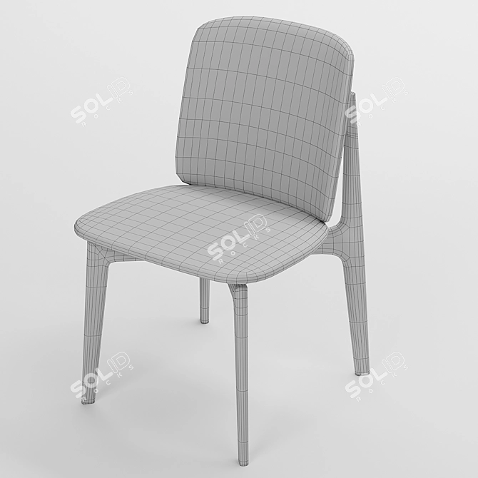 Elegant Egadi 01 Chair 3D model image 2