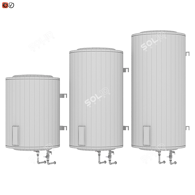 Gorenje GBFU Set: Efficient Water Heaters 3D model image 3