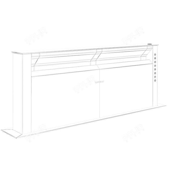 Gaggenau AL400191 Table Ventilation 3D model image 3