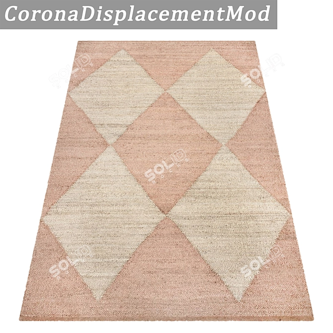 Luxury Vintage Carpets Set 3D model image 4