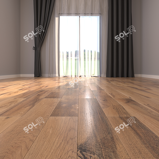 Yurtbay Rosin Brown Parquet 3D model image 2