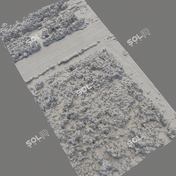 Industrial Zone 73: High-Resolution 3D Terrain Model 3D model image 5