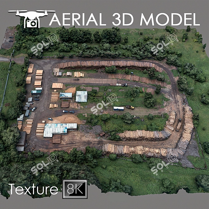 Quadrone Terrain Scan 3D model image 2