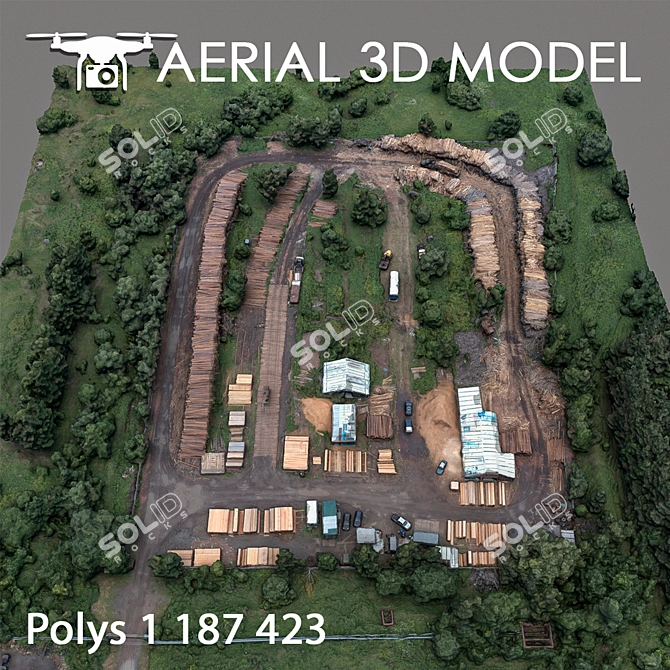 Quadrone Terrain Scan 3D model image 4