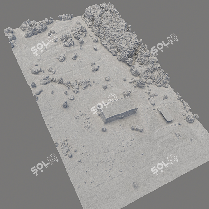 Aerial Landscape Scan Model 3D model image 5