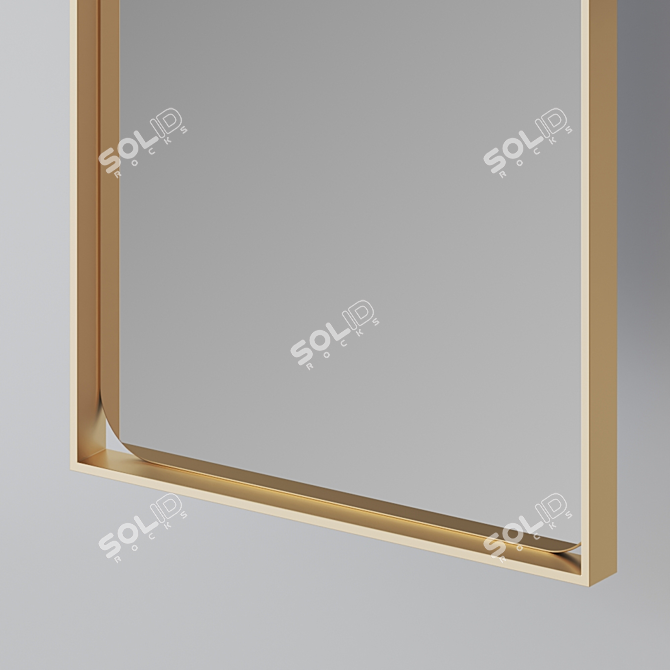 Aosta Arch Mirror: Modern Elegance 3D model image 2