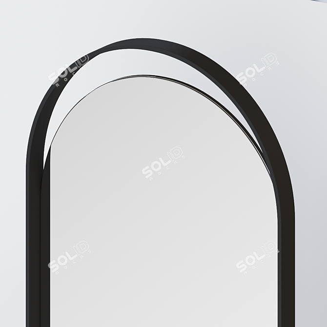 Aosta Arch Mirror: Modern Elegance 3D model image 3