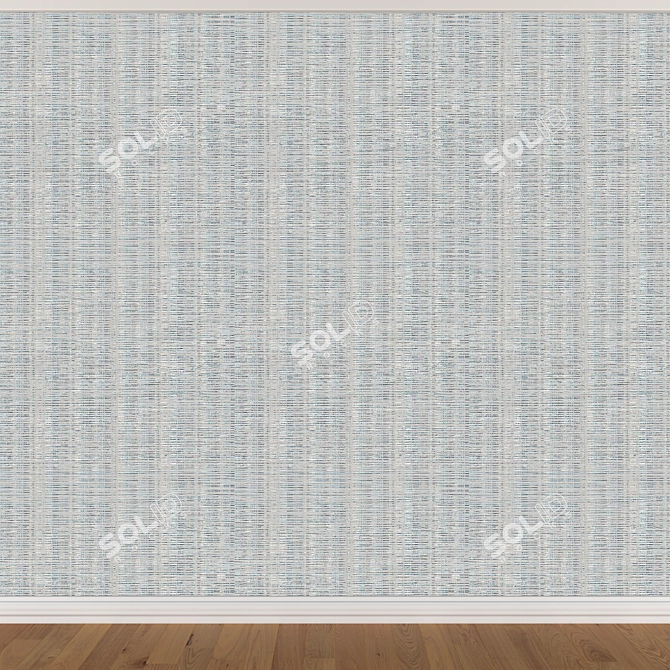 Seamless Wallpaper Set - 3 Colors 3D model image 4