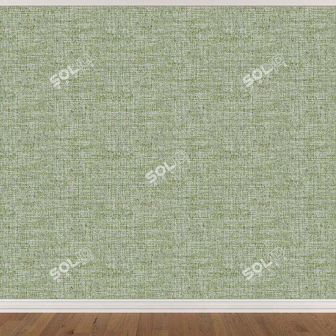 Seamless Wallpaper Set- 3 Colors 3D model image 2