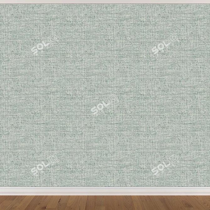 Seamless Wallpaper Set- 3 Colors 3D model image 3