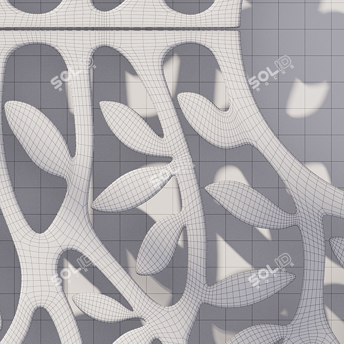 Sturdy Tree Grate: Enhance & Protect 3D model image 4