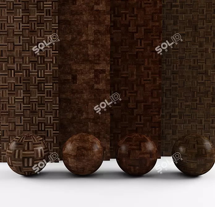 Rustic Wood3: Vray Render, 124 x 91.5 inches 3D model image 1