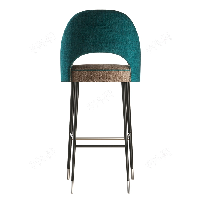 Collinet Scala 1864H: Elegant Bar Stool for Hotels and Restaurants 3D model image 3